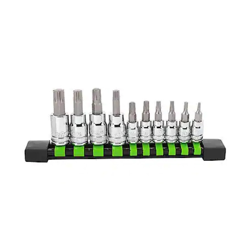 DieHard DHP55283 – 1/4″ and 3/8″ Drive Star Bit Socket Set, 10-Piece – FREE SHIP
