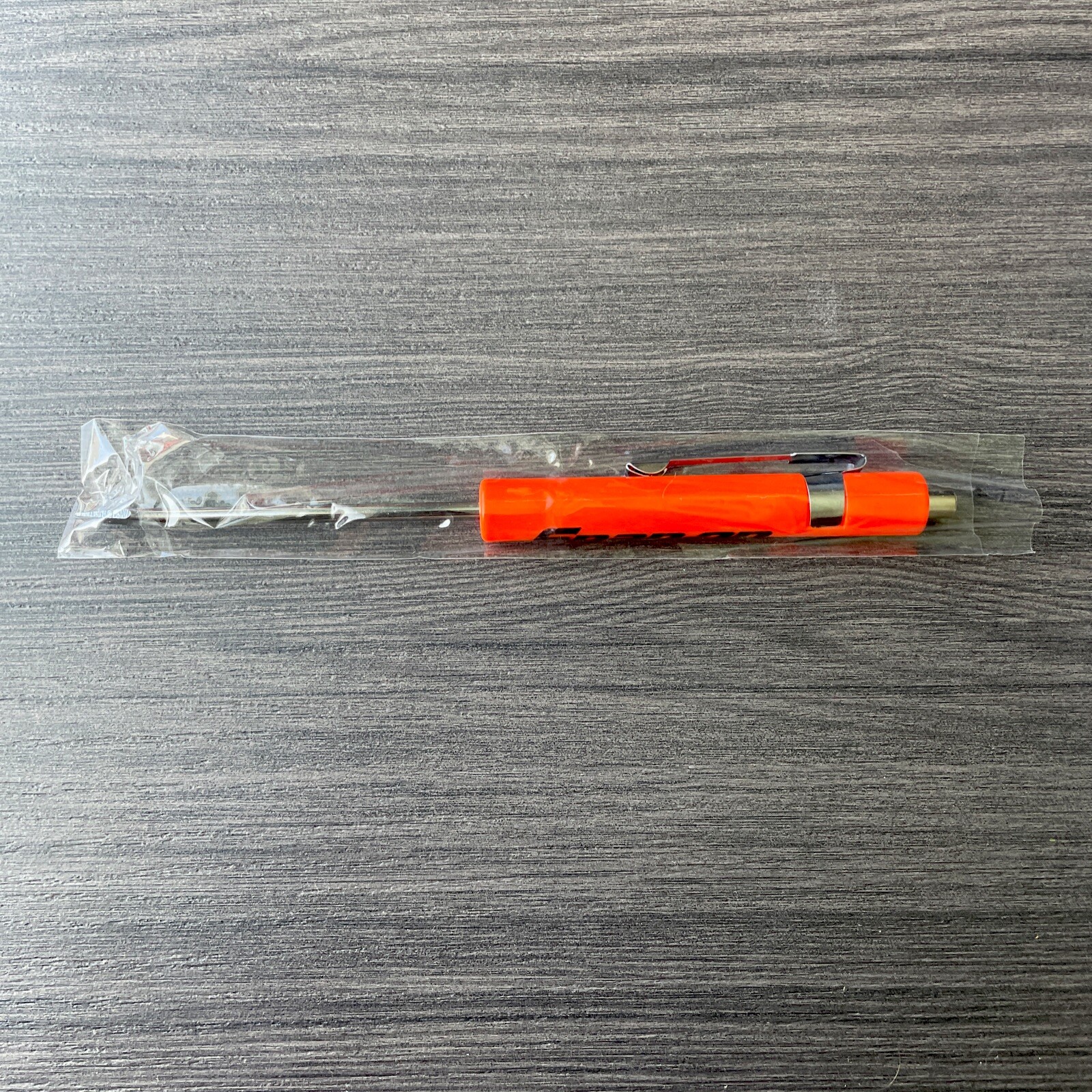 Snap On Tools Mini Pocket Screwdriver Hi-Vis Orange with Magnet & Clip NEW🔥