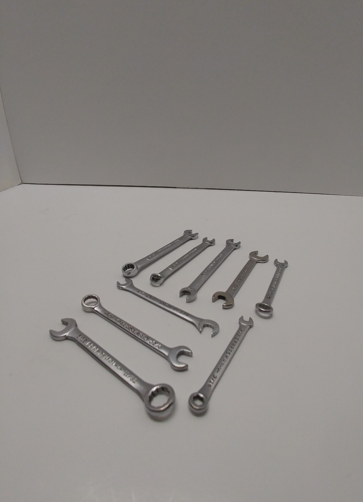 Craftsman Midget Wrench Set With Stubbys (Never Used) SAE Ignition Tools