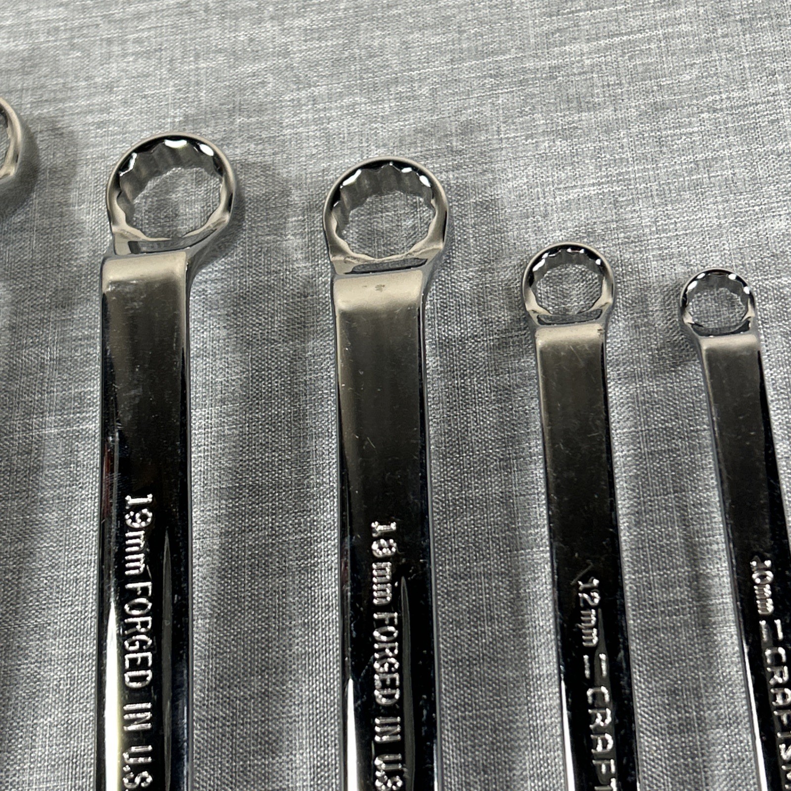 Craftsman Professional Deep Offset Full Polish Metric 6-piece Set VA 10-23mm
