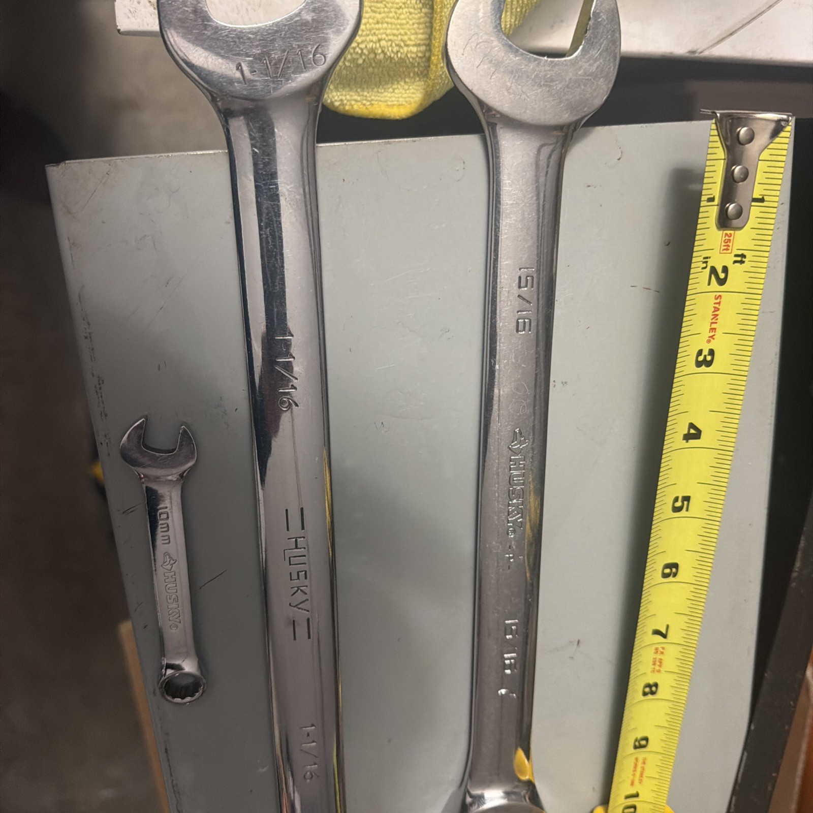 Husky Wrenches Assortment-10 Mm,1 1/16 In/15/16 In