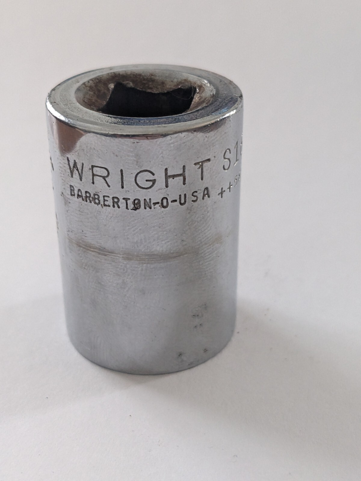 Vintage Wright Tools – # S160 12 Point 7/8″ Socket – 1/2″ Drive ++56++
