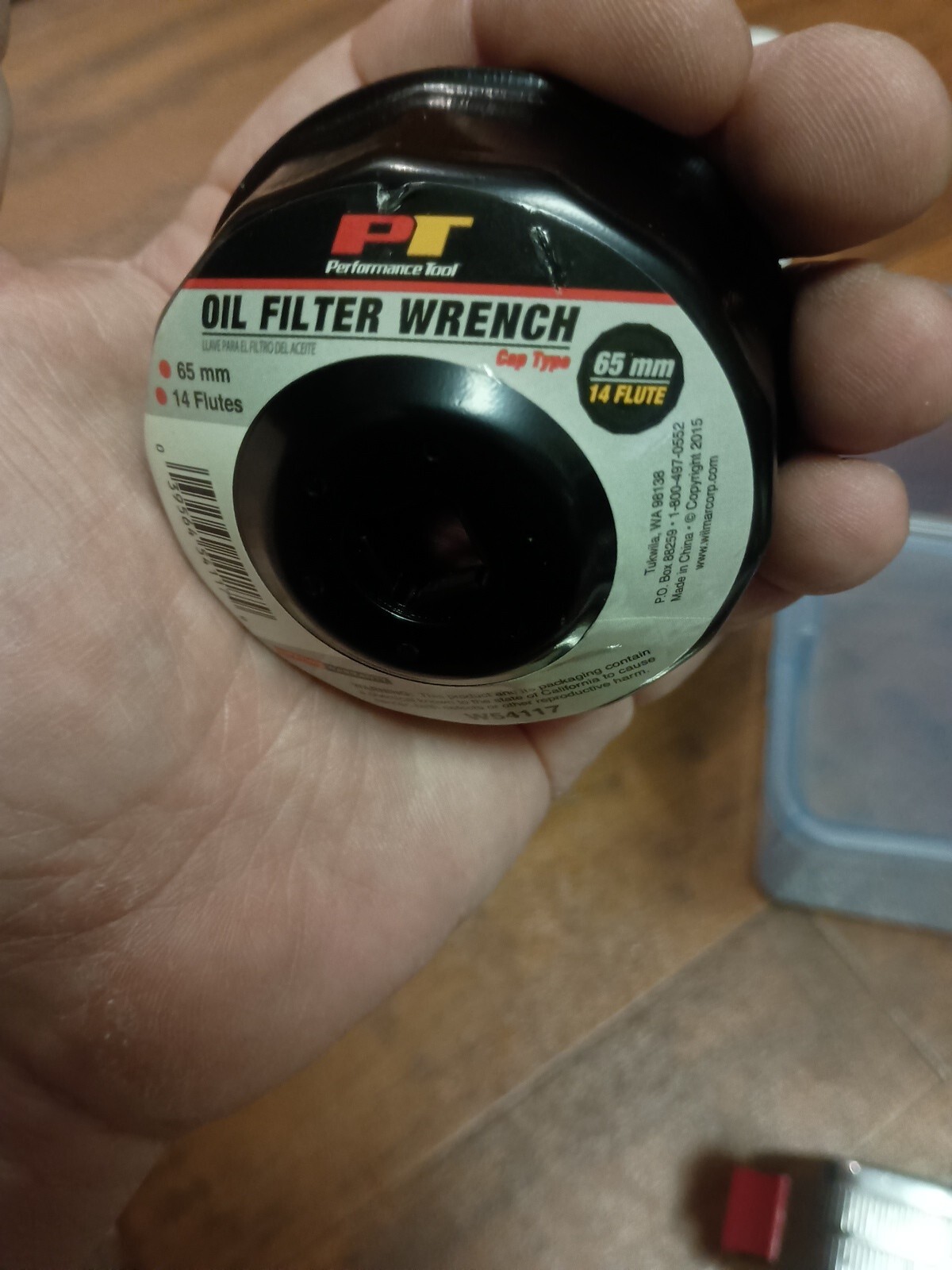 Performance Tool W54117 Filter Cap Wrench