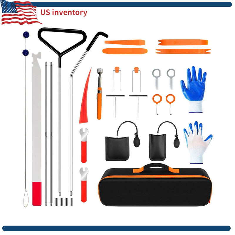 29-Piece Car Tool Kit Set, Stainless Steel Automotive Tools Carrying Bag TYPE 1