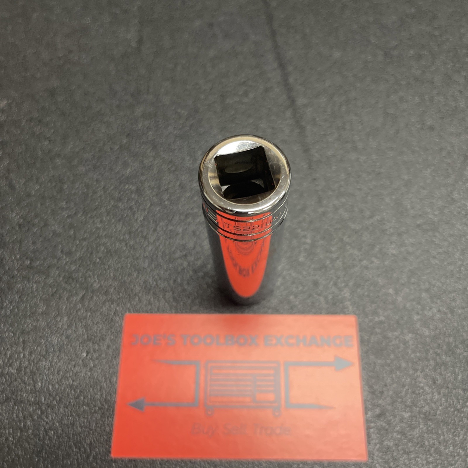 Snap-on Tools USA NEW 1/2″ Drive 11/16″ SAE Deep 6 Point Chrome Socket TS221