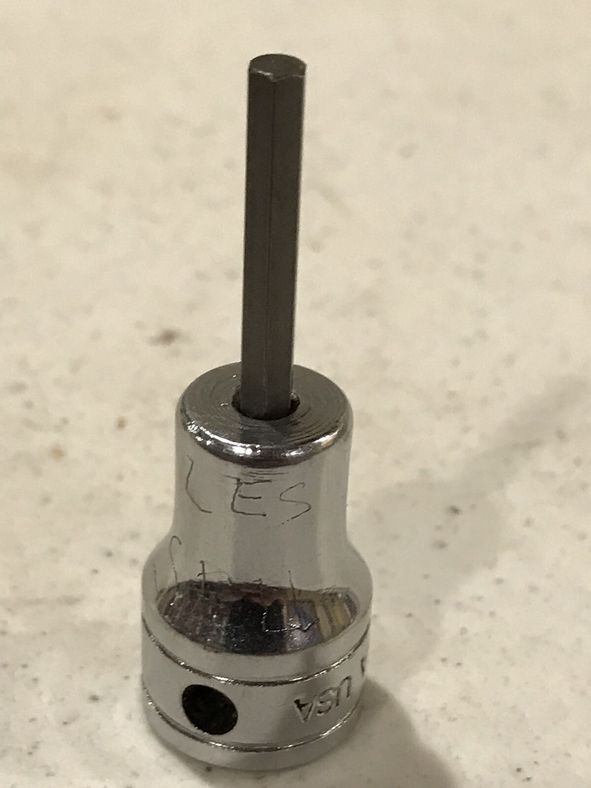 SNAP ON 9/64″ SAE HEX BIT SOCKET DRIVER. 3/8″ DRIVE FA4.5A USA