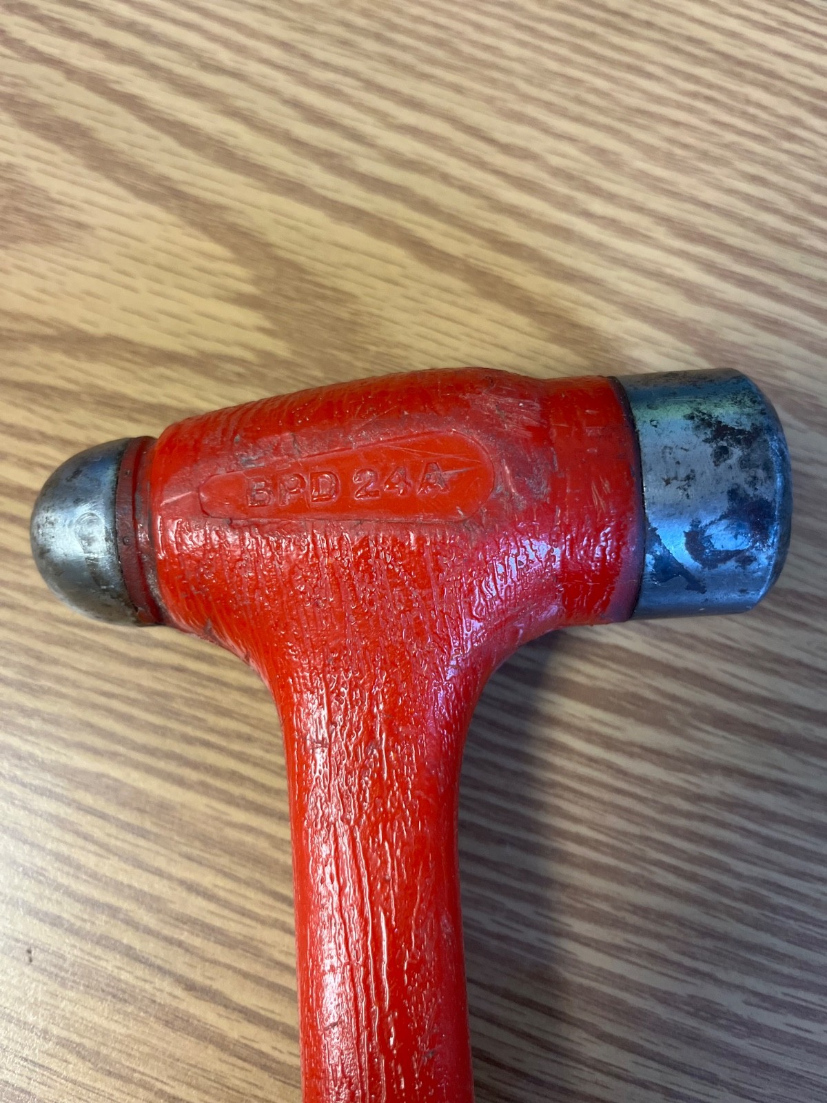 BLUE POINT – BDP24A – DEAD BLOW BALL PEEN HAMMER – RED HANDLE – LOC#235
