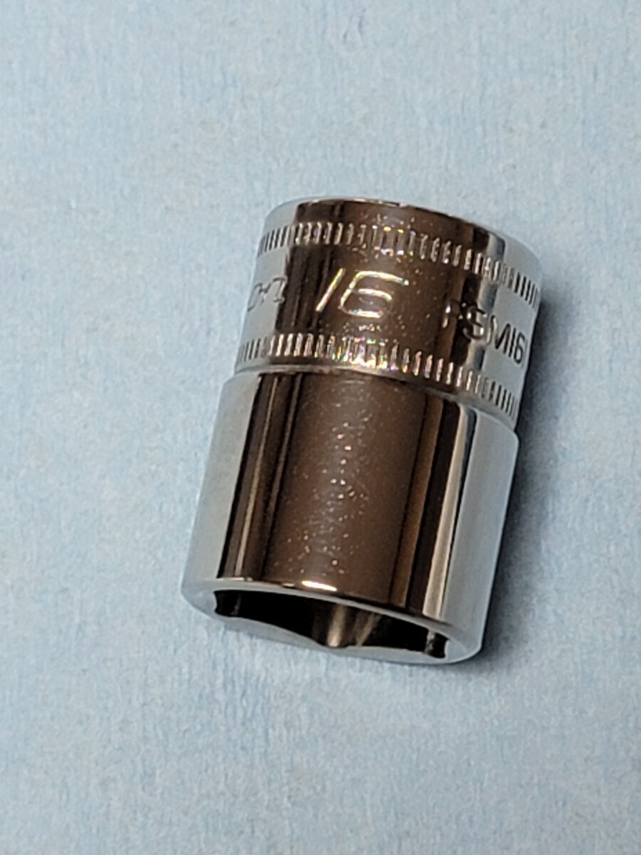 Snap-on FSM161 3/8″ Drive 6-Point Metric 16 mm Shallow Socket 28.6 mm Length