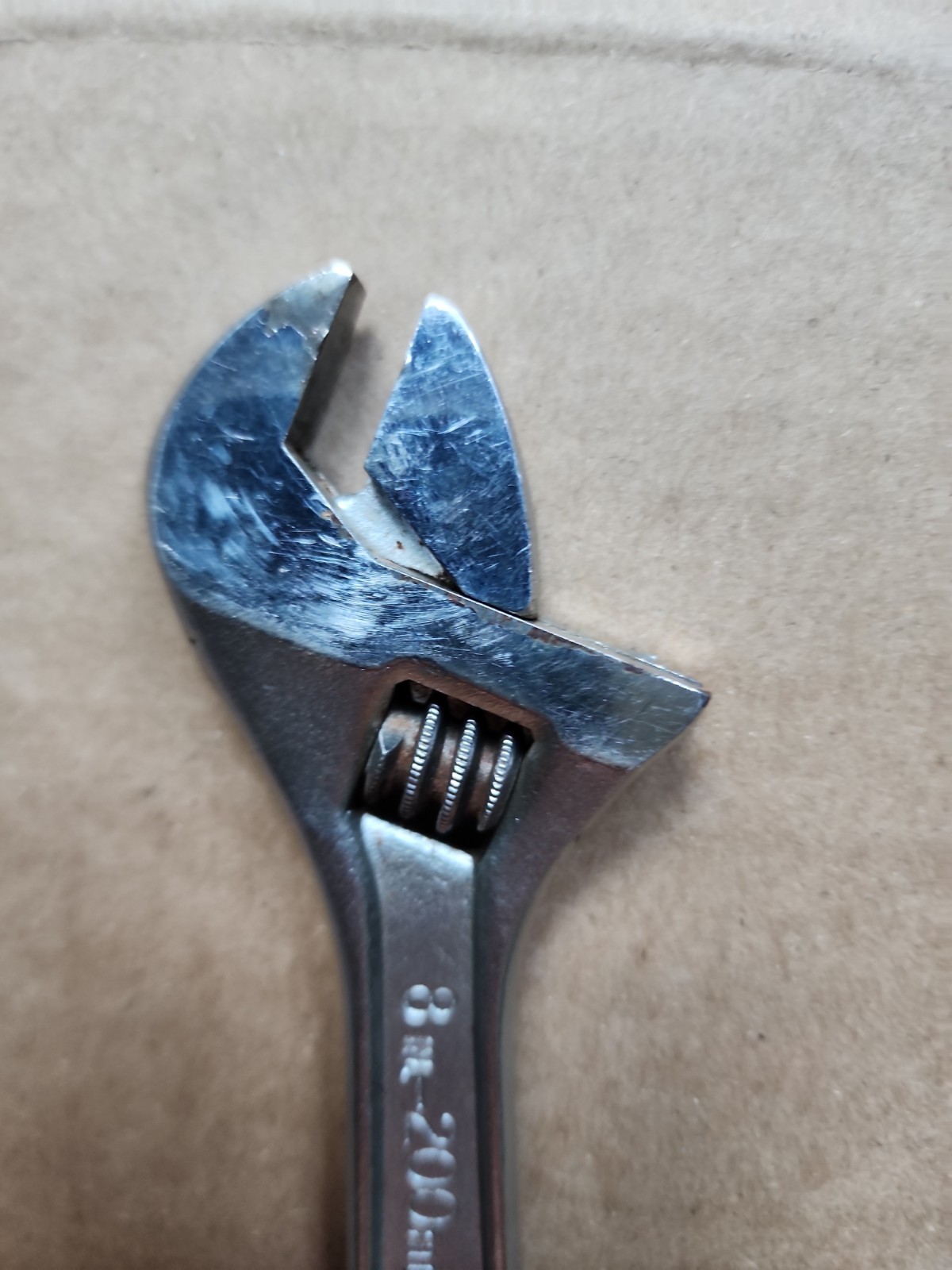 8in.- 200mm. Cresent Adjustable Wrench Made In U.S.A
