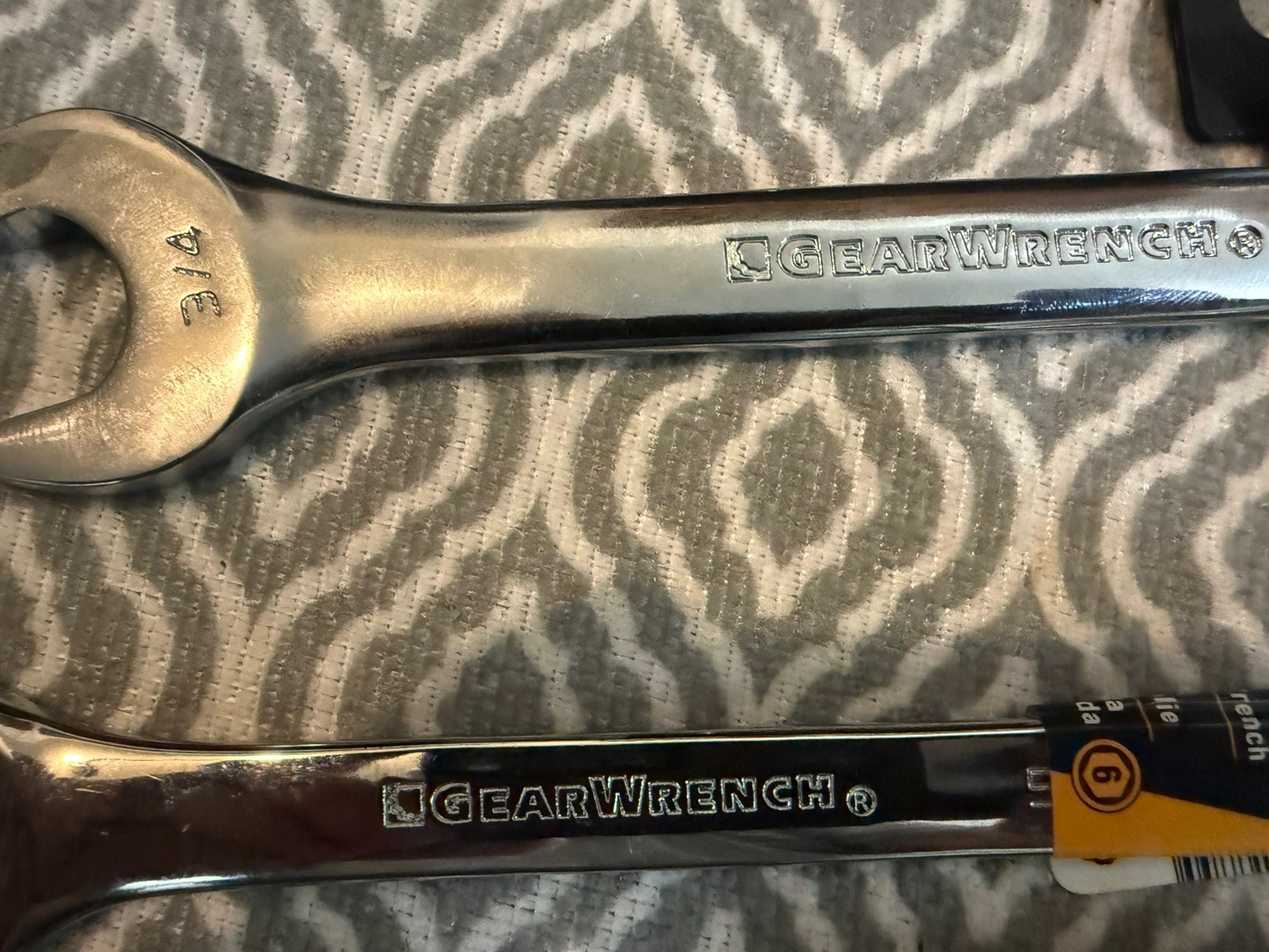 Gearwrench 11 Piece SAE 6 Point Open End Wrench set NEW with tags