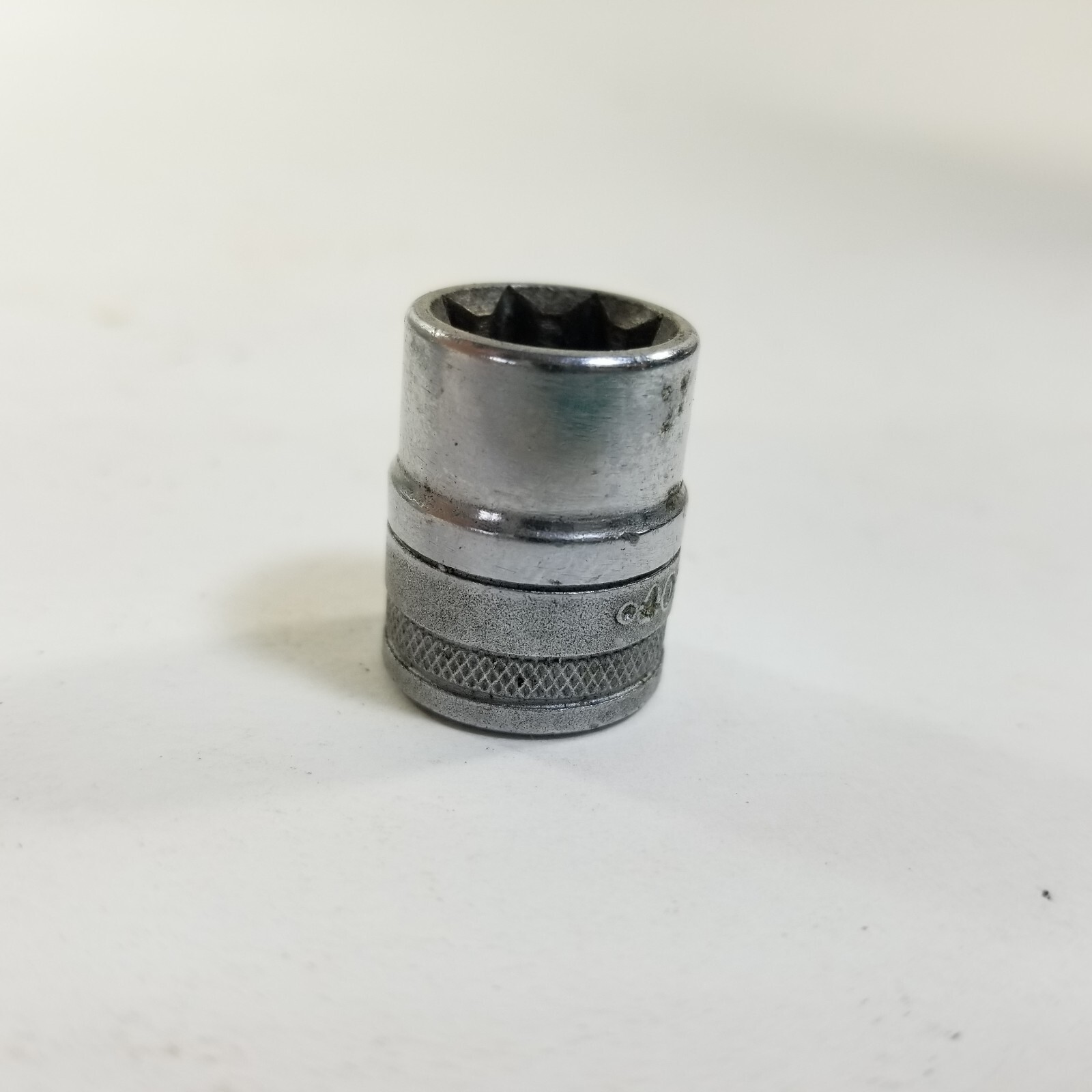 S-K 40901 3/8” Knurled Socket 8-Point Double Square, 1/4″ Drive