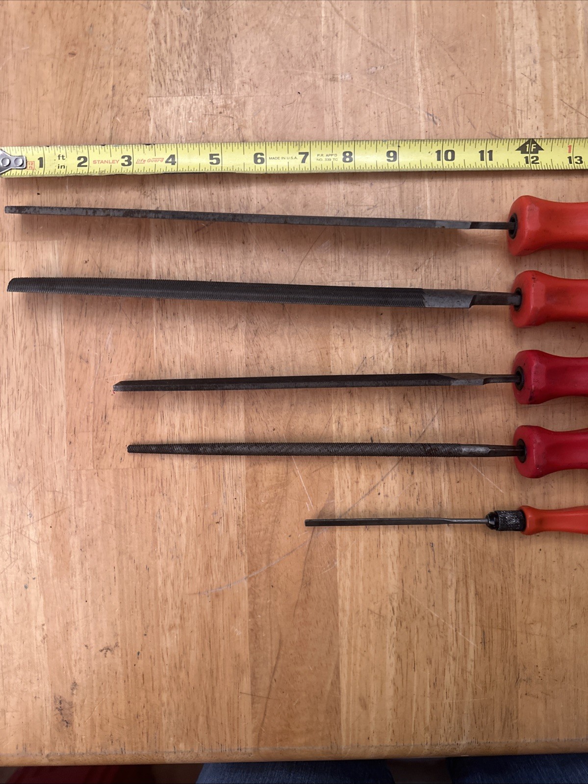 5 Snap-On Hard Handles (2) HF-616 HF-615 HF-614 HF-611. USA Handle, Mixed Files