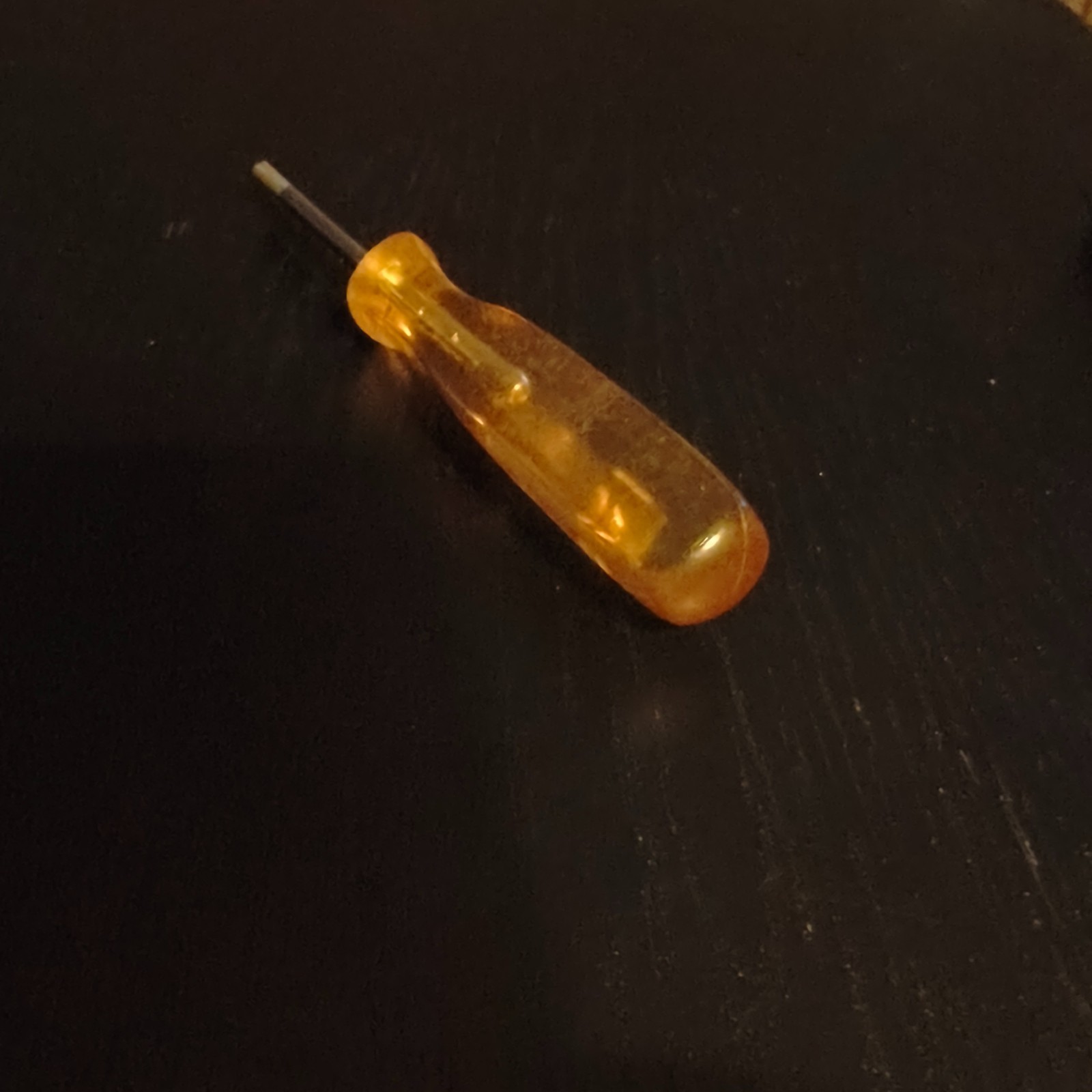 Vintage Snap On Pocket Clip Clear #1 Phillips Tip Screwdriver SSDP204 A7