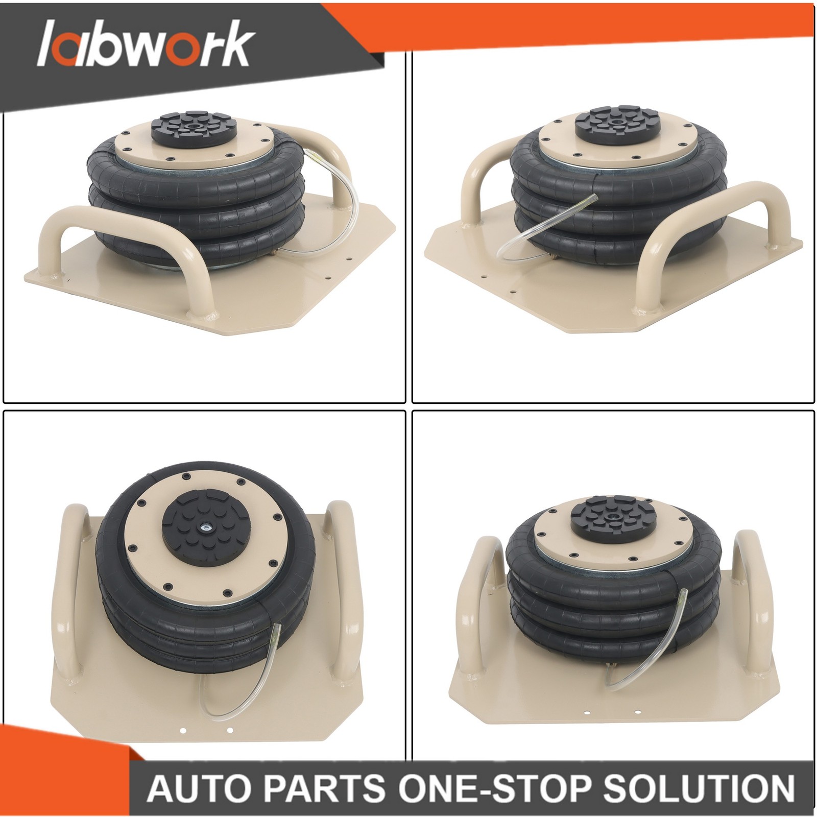 Labwork Triple Bag Air Jack 3 Ton/6600 lbs Pneumatic Jack for Car SUV Lifting