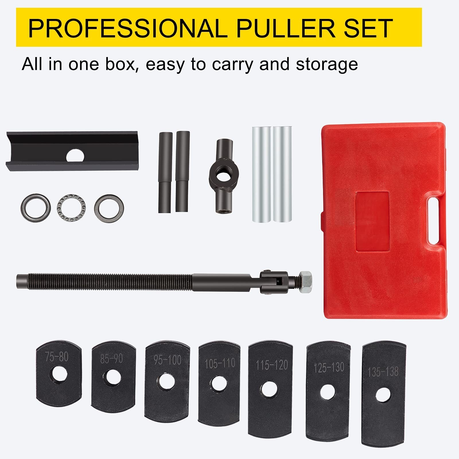 Universal Cylinder Liner Puller Tool for Diesel Engines, Fits 75-138mm, Auto Rep