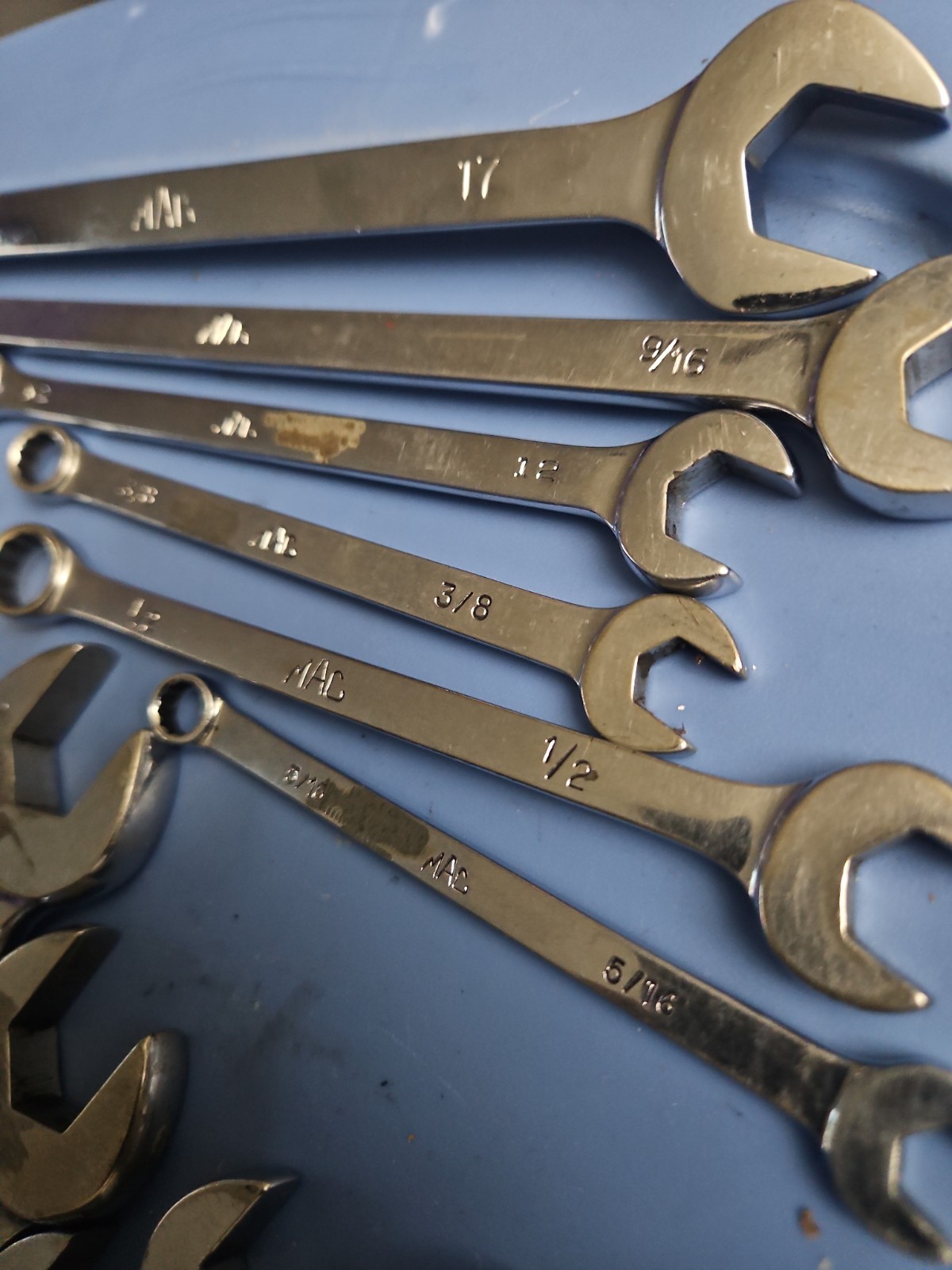 MAC Tools 18 PC. CL Series Combination Wrench Bundle – Mixed SAE & Metric Set –