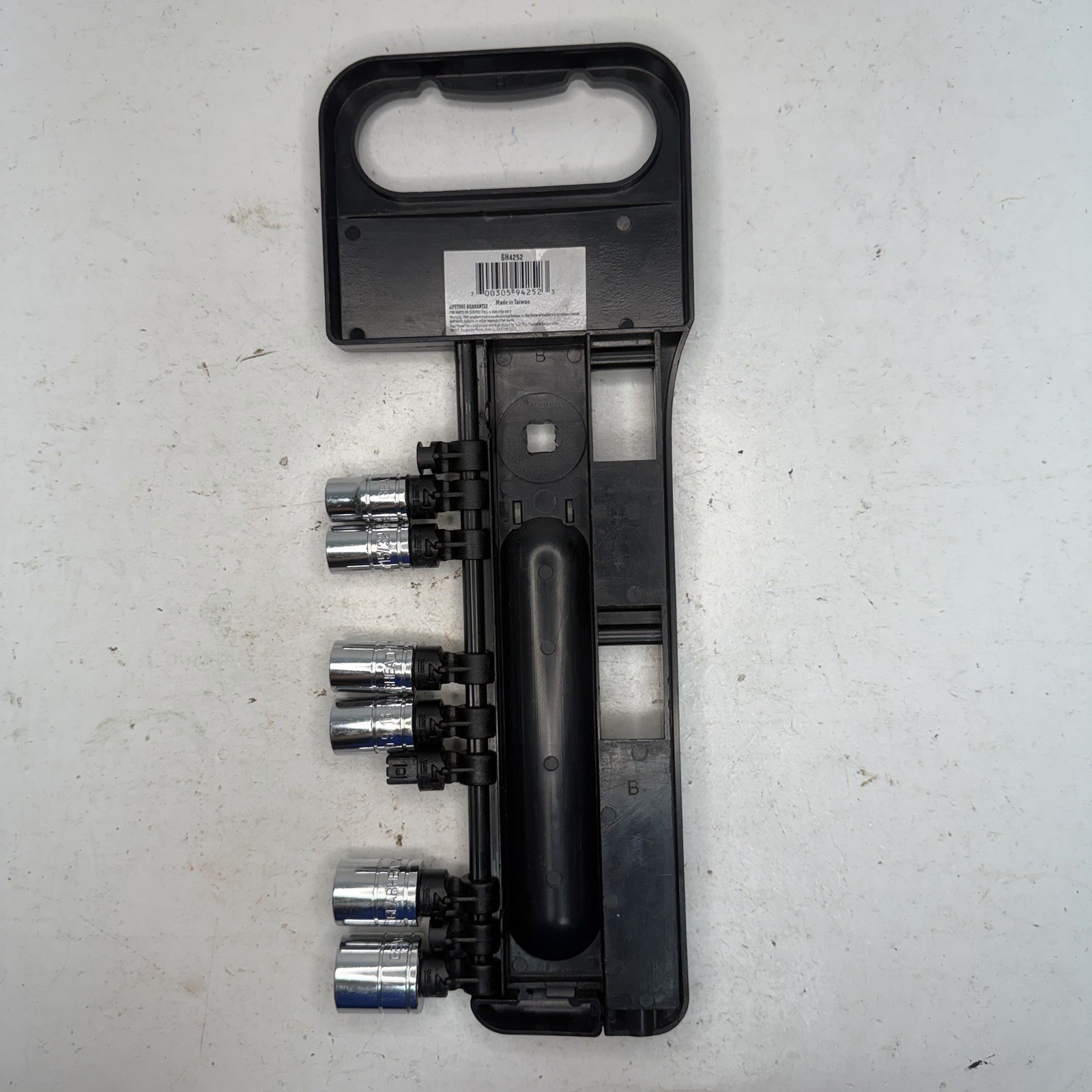 GearHead 3/8″ Drive 12 Point SAE Socket Set 6 Pc 7/16″ to 3/4″