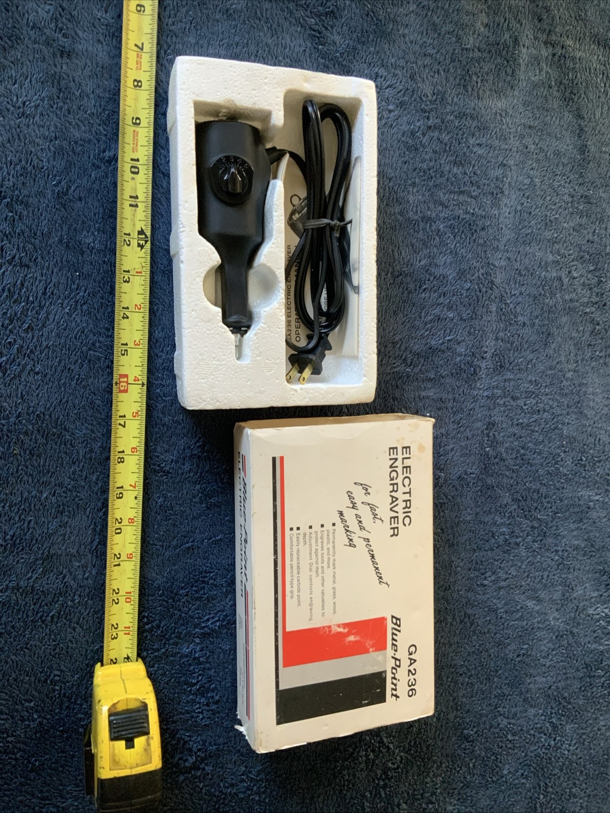 Blue Point Ga236 Electric Engraver…I Don’t Think It’s Ever Been Used……see Descr