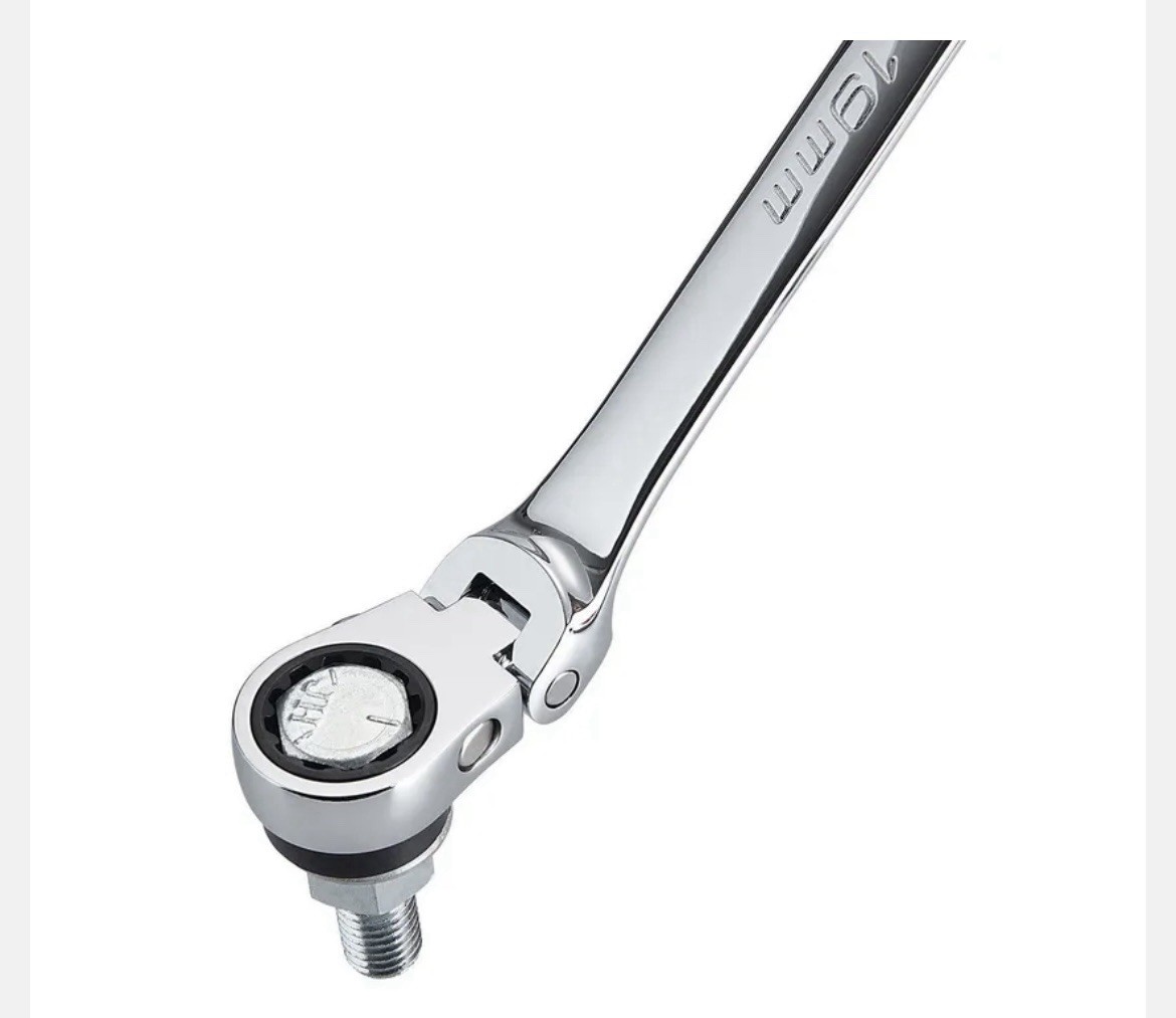 ICON WRDBFM Long Double Box Flex Head Ratcheting Wrench /5 Szs/2nd+ ships $2 ea