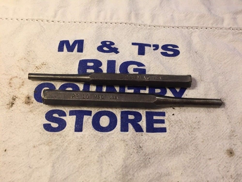 Mac Tools USA Pair of Pin Punches PP8 & PP10