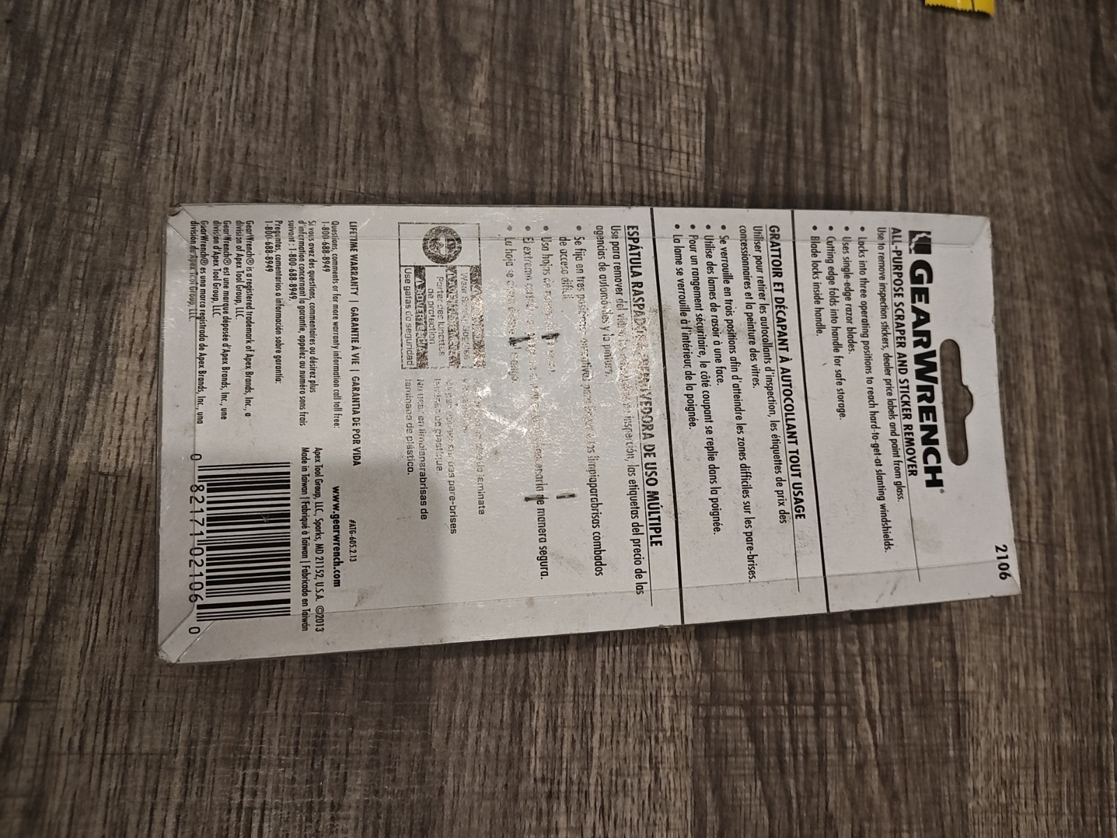 Gearwrench KD Tools 2106 Scraper & Sticker Remover – All Purpose