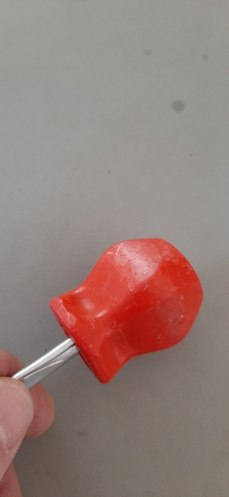 Snap-On SDDP22 Phillips SDD1 Flat Blade Stubby Screwdriver Set RED Hard Handle