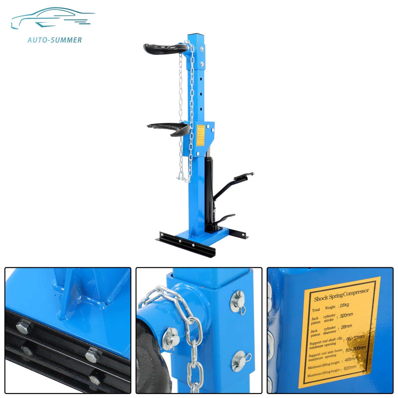 Hydraulic Strut Spring Compressor 4.5 Ton Auto Coil Spring Compressor Tool