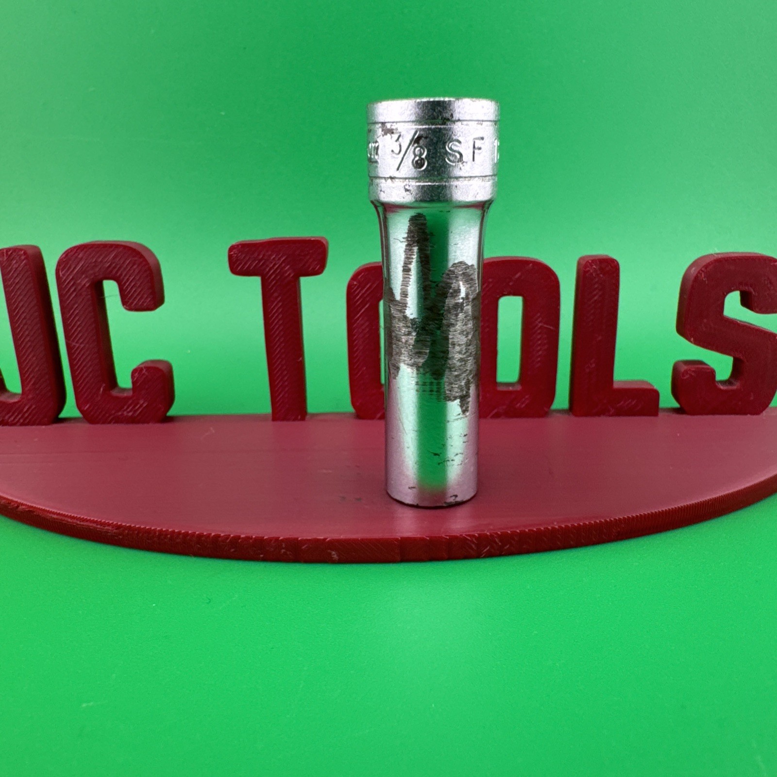 Snap On SF121 3/8″ Drive 12-Point SAE 3/8″ Deep Chrome Socket Engraved 3