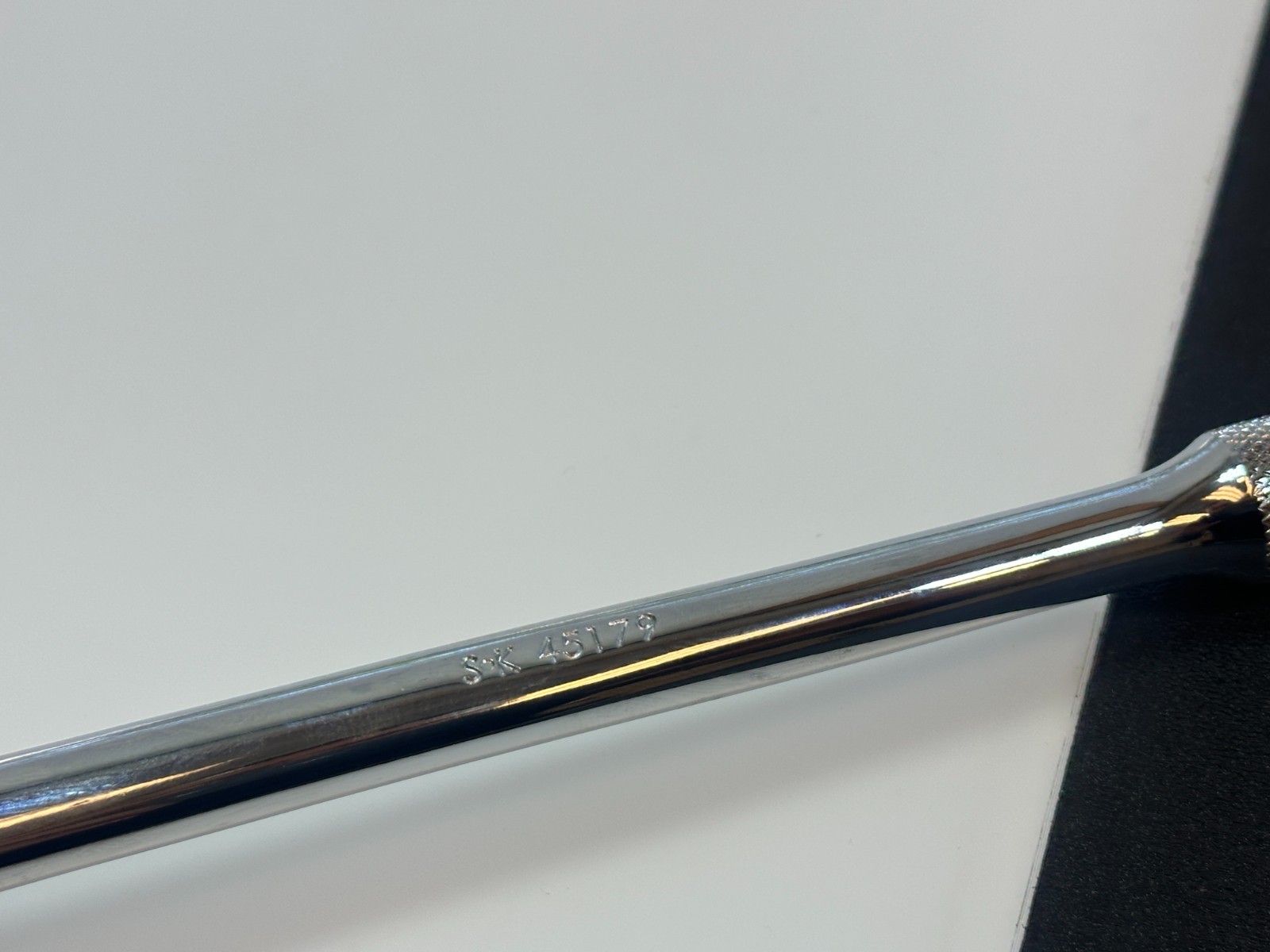 NEW SK Tools Professional USA 45179 Knurled 10″ Long Handle 3/8″ Drive Ratchet