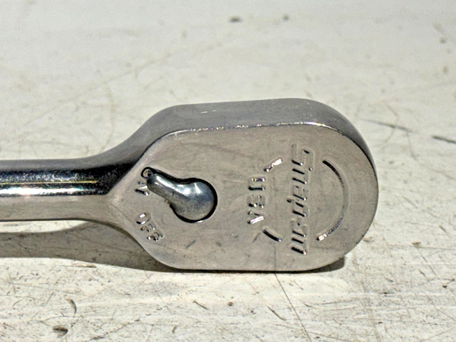 Snap On 3/8″ Drive 10″ Long Chrome Fine Tooth Ratchet FL80
