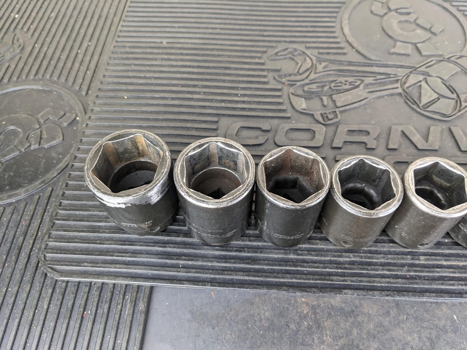 #bg155 Snap-On 14pc 1/2″ Drive 6pt SAE Shallow Impact Socket Set