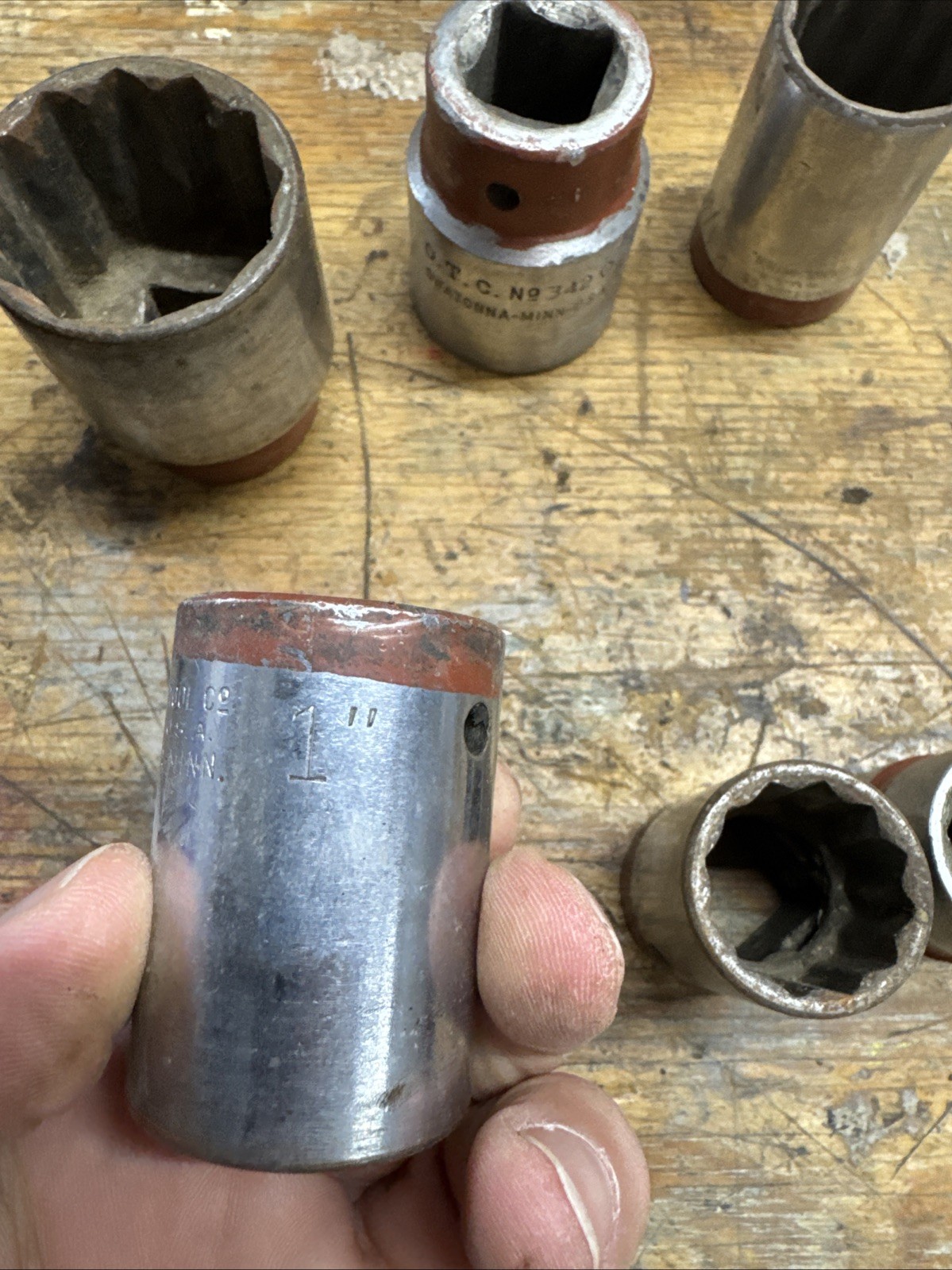 OTC 3/4” Socket Group 12pt 1 7/8 1 5/16 1 1/8 1 1/2 1” 15/16 7/8