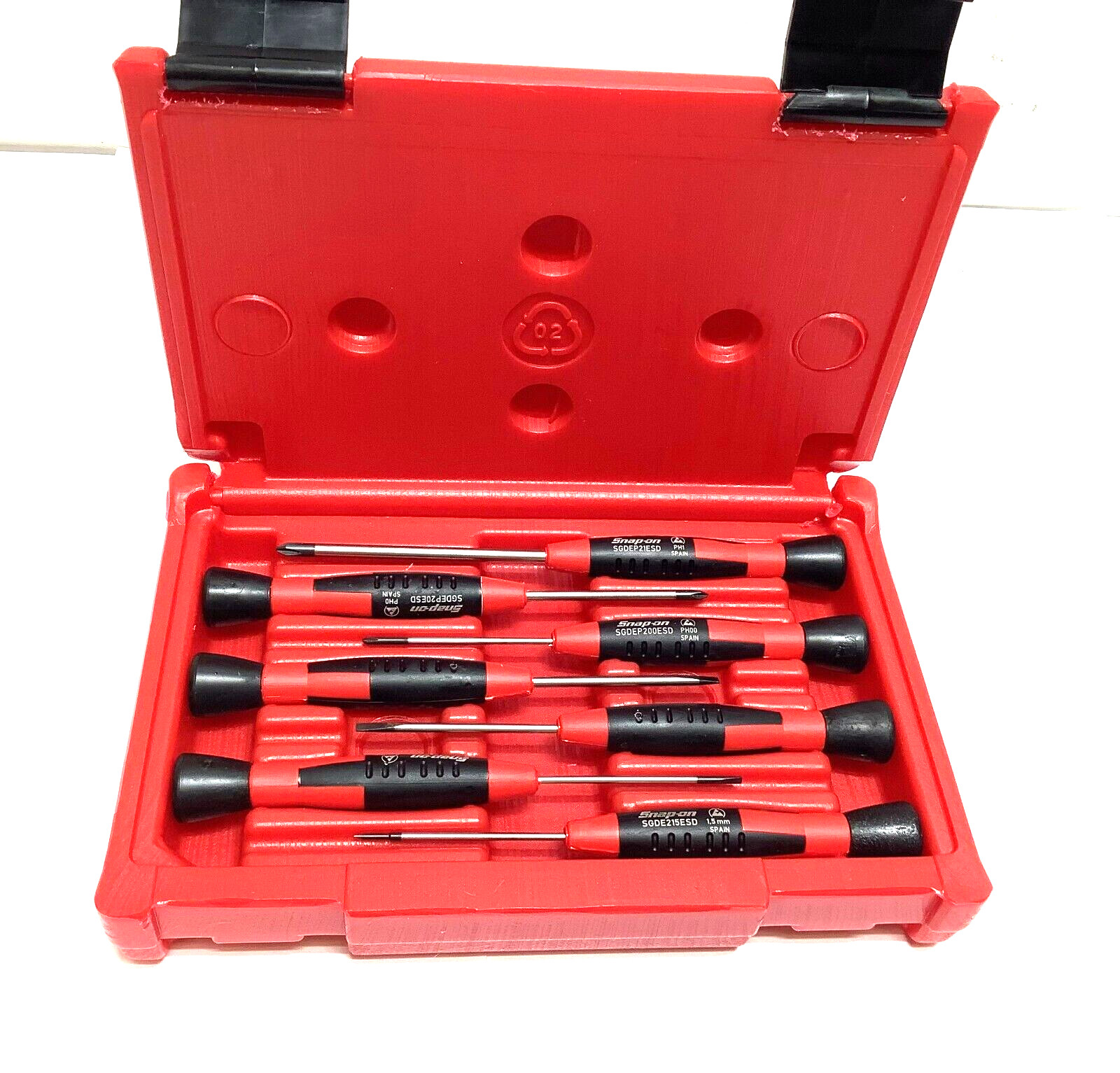 NEW Snap-on™ SGDE70ESD 7pc Electronic Flat Head Phillips Mini Screwdriver Set