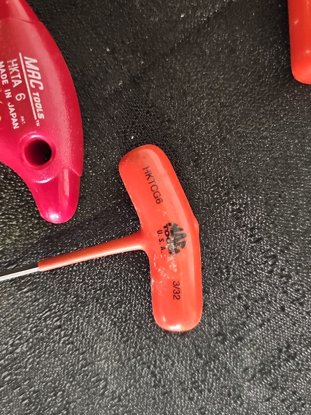 Mac Tools 9PC 3/32″ – 5/16″ SAE T-Handle Hex Allen Wrenchs SHKT10CGP Missing One