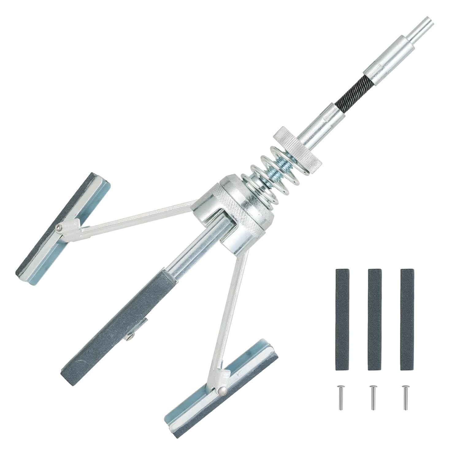 Engine Cylinder Hone Tool 2 to 6-1/2 Inch Adjustable Deglazer with 6 Stones