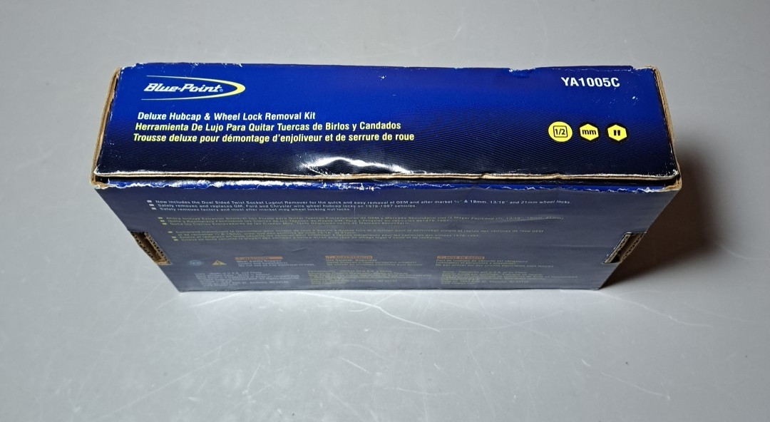 Blue-Point Tools NEW Hubcap & Wheel Lock Removal Kit YA1005C