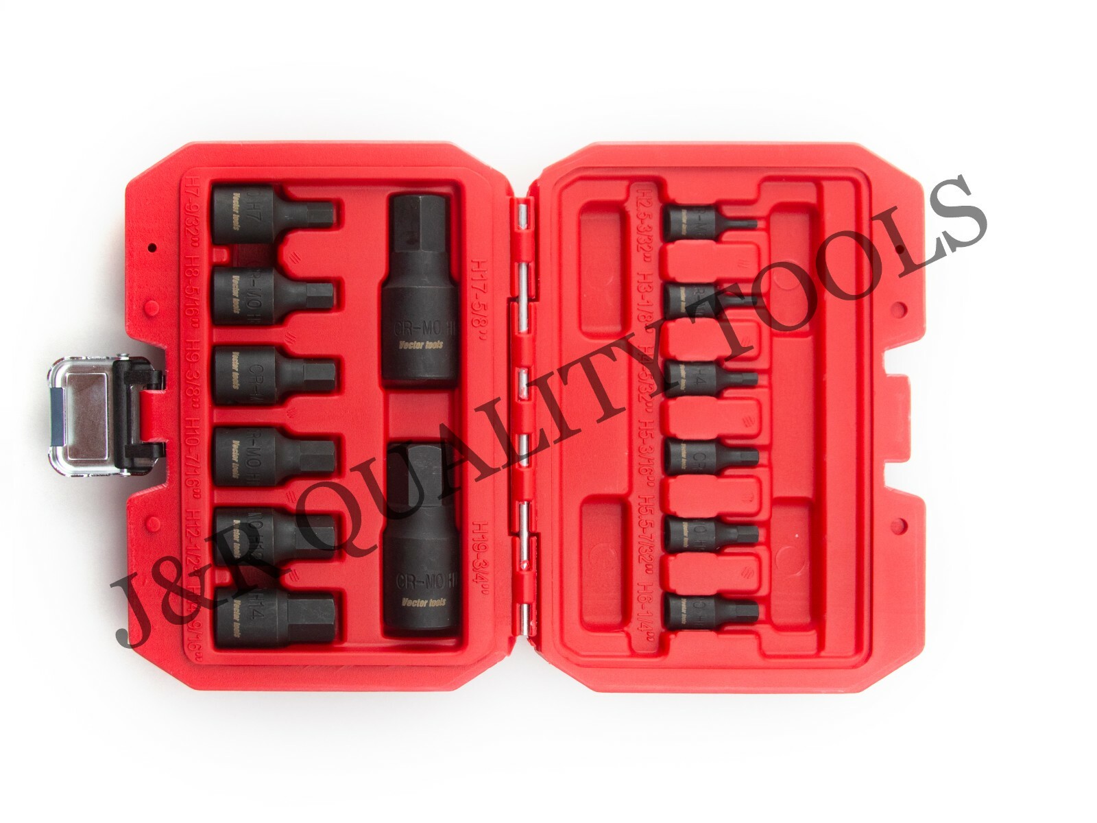 Impact Socket Hex Bits 14pc Metric Set Air Allen Driver Auto Tool