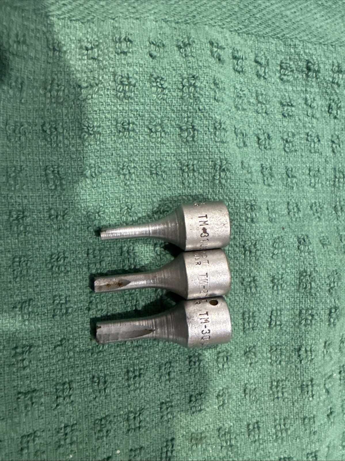 Snap On 3Pc Specialty 1/4″ Drive Clutch Driver Socket Set TM31 TM27 TM30
