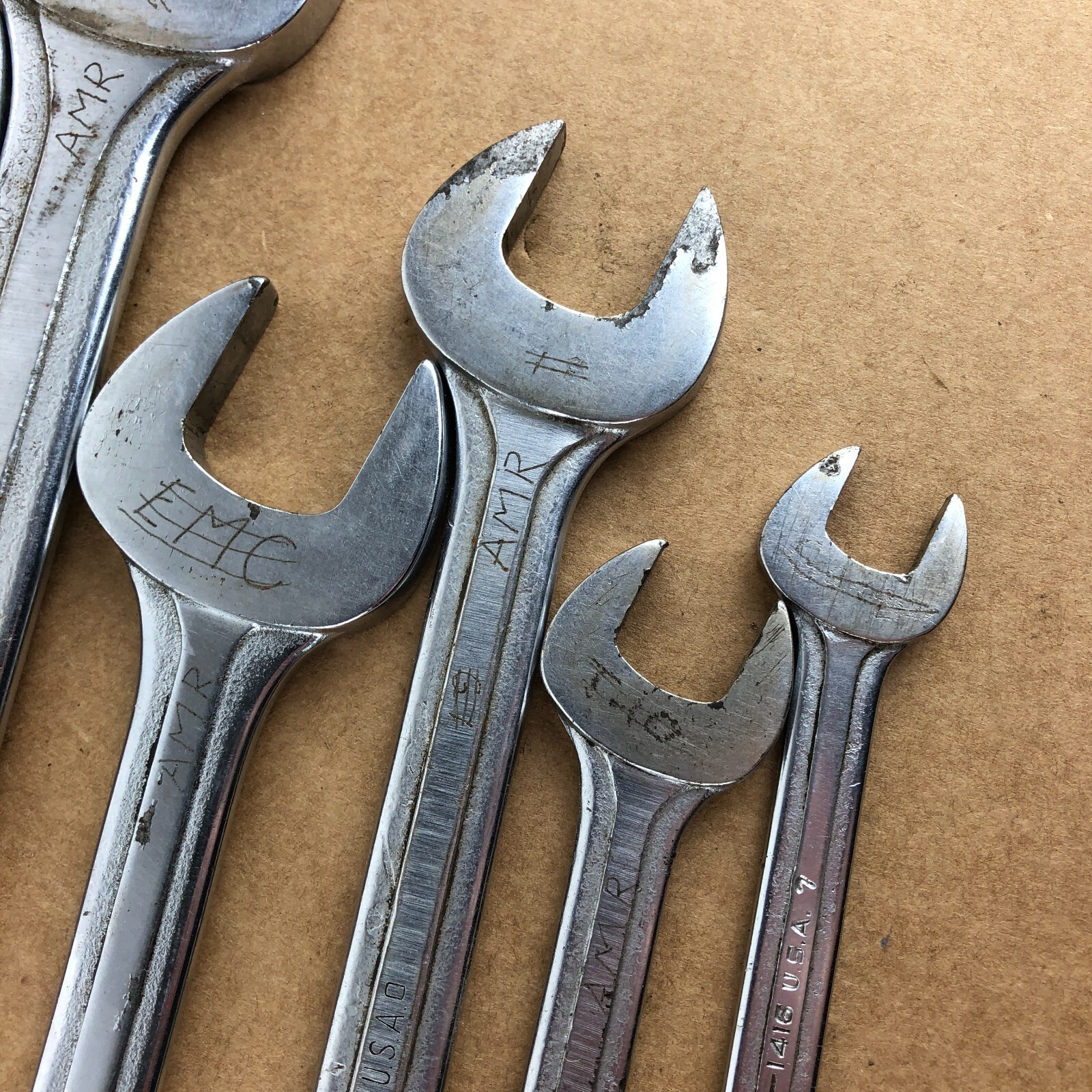 Blue-Point USA Double Open End Wrench Set 1/2″ to 1-3/8″ S Series Supreme Marks