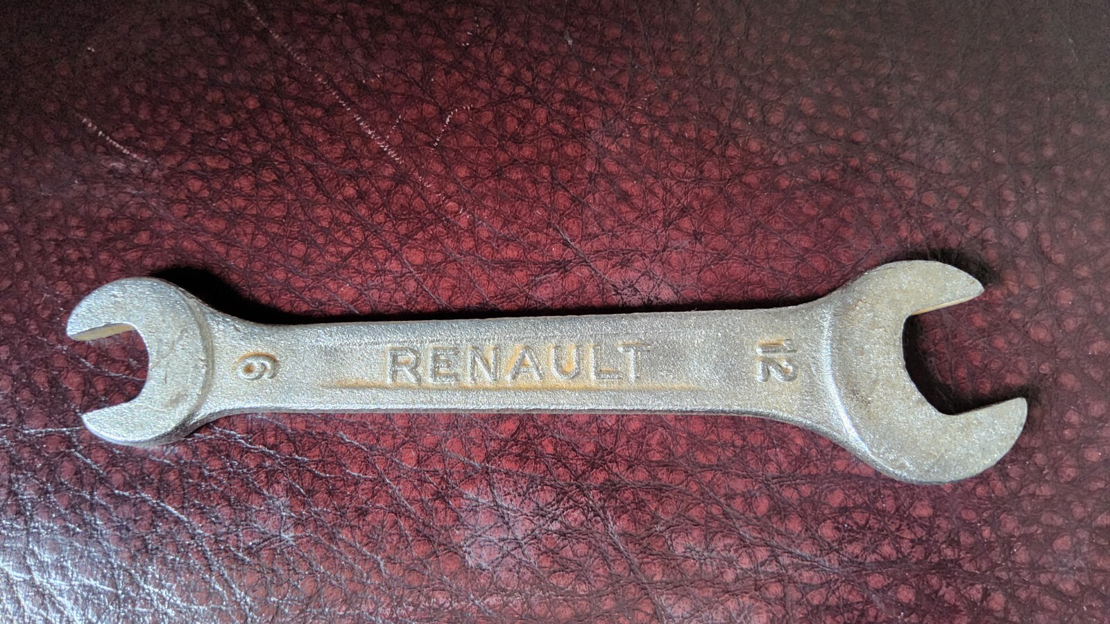 Renault Vintage Open End Metric Wrench Made in France 9 and 12 Millimeter