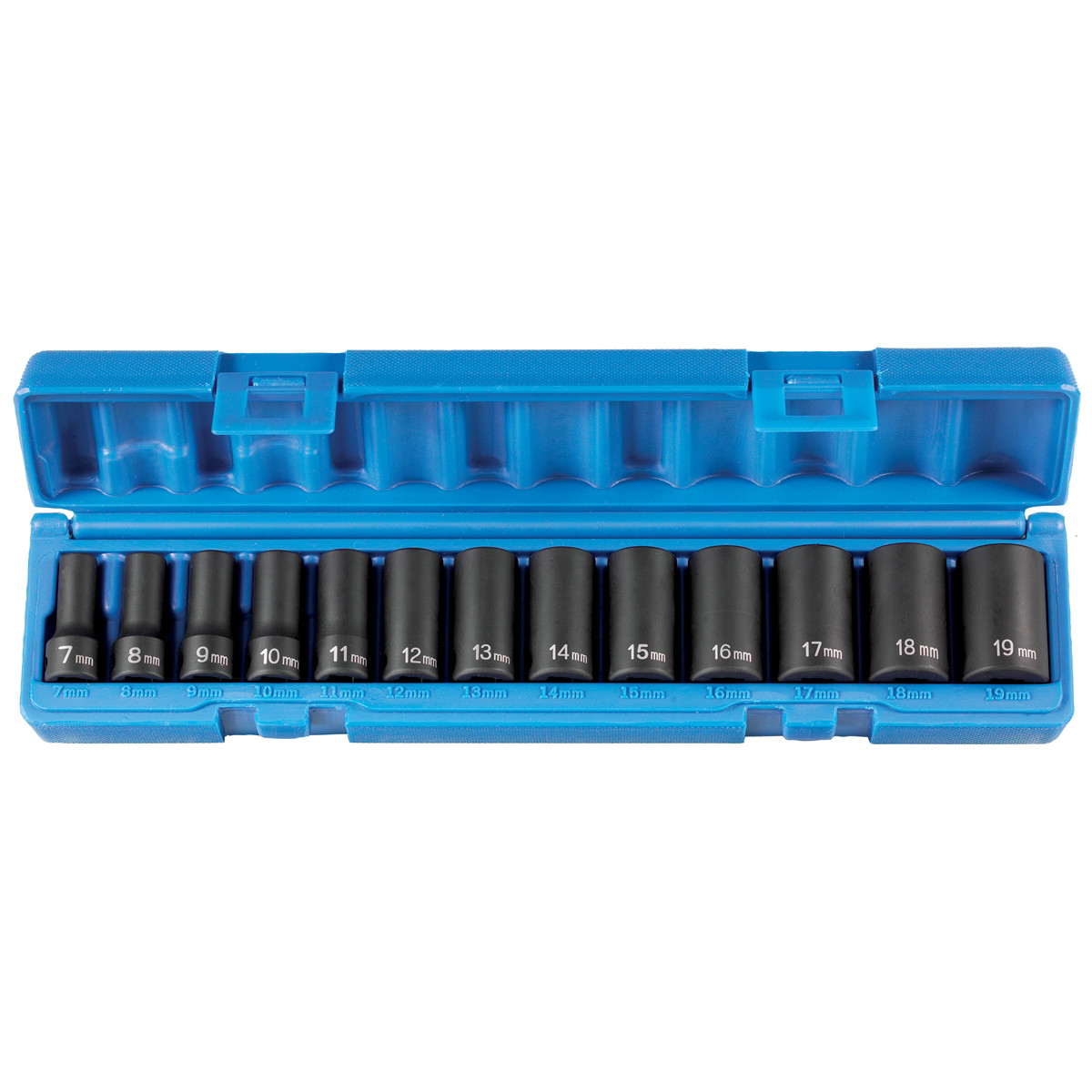 Grey Pneumatic 1203MSD 13pc 3/8″ Drive Semi Deep 12pt Metric Impact Socket Set