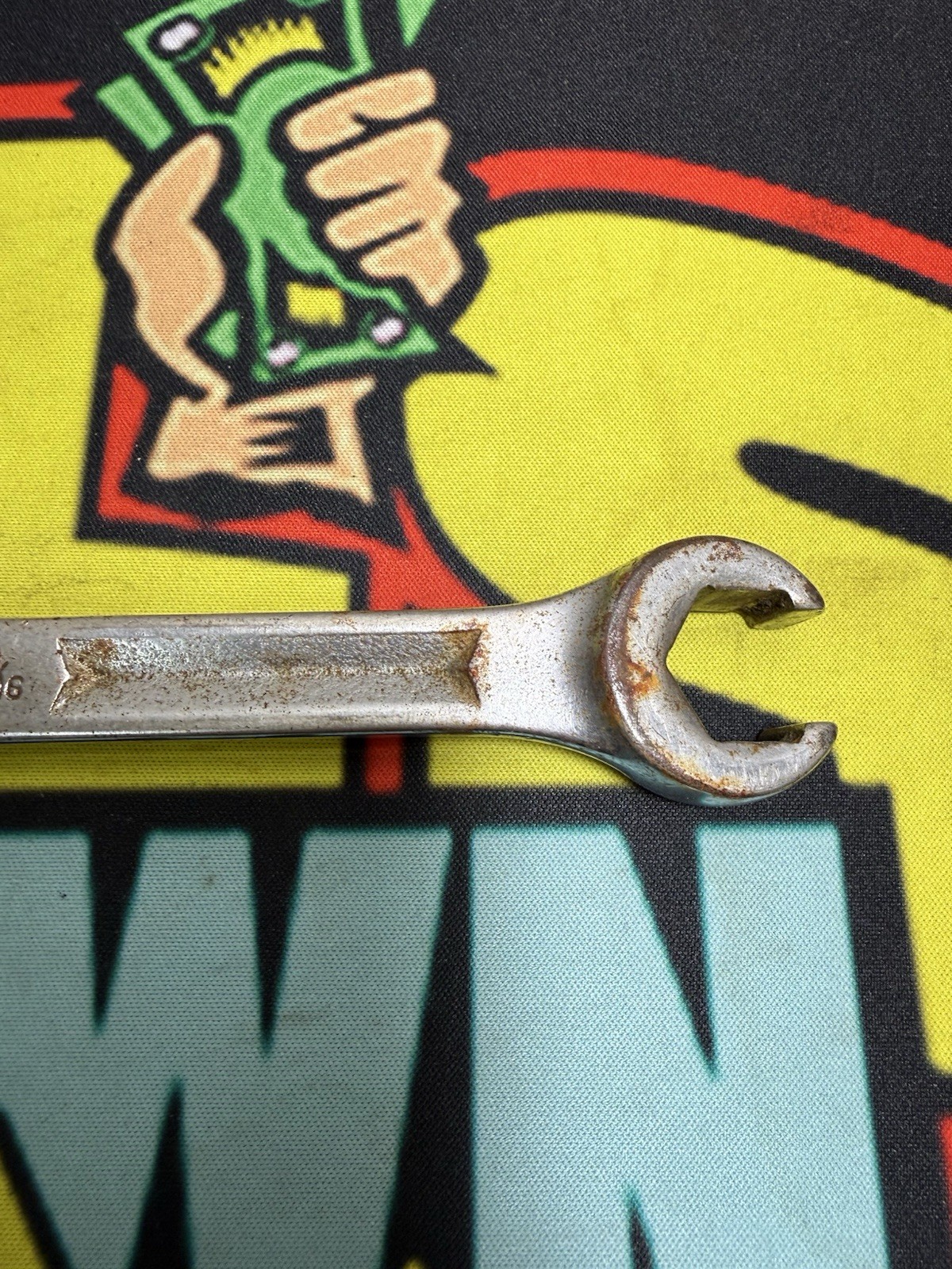 Snap On Tools RXH2022S 5/8″ x 11/16″ Flare Nut Wrench 6 Point USA Chrome