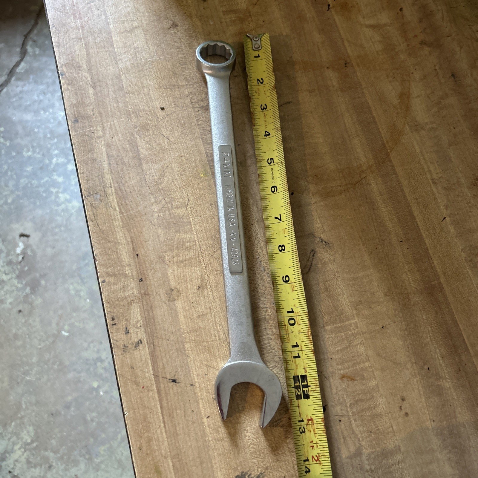 Craftsman 24mm -VV- 42923 Combination Wrench USA