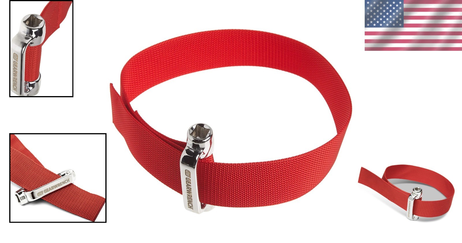 Professional Grade Oil Filter Strap Wrench – 9″ Jaw Capacity`