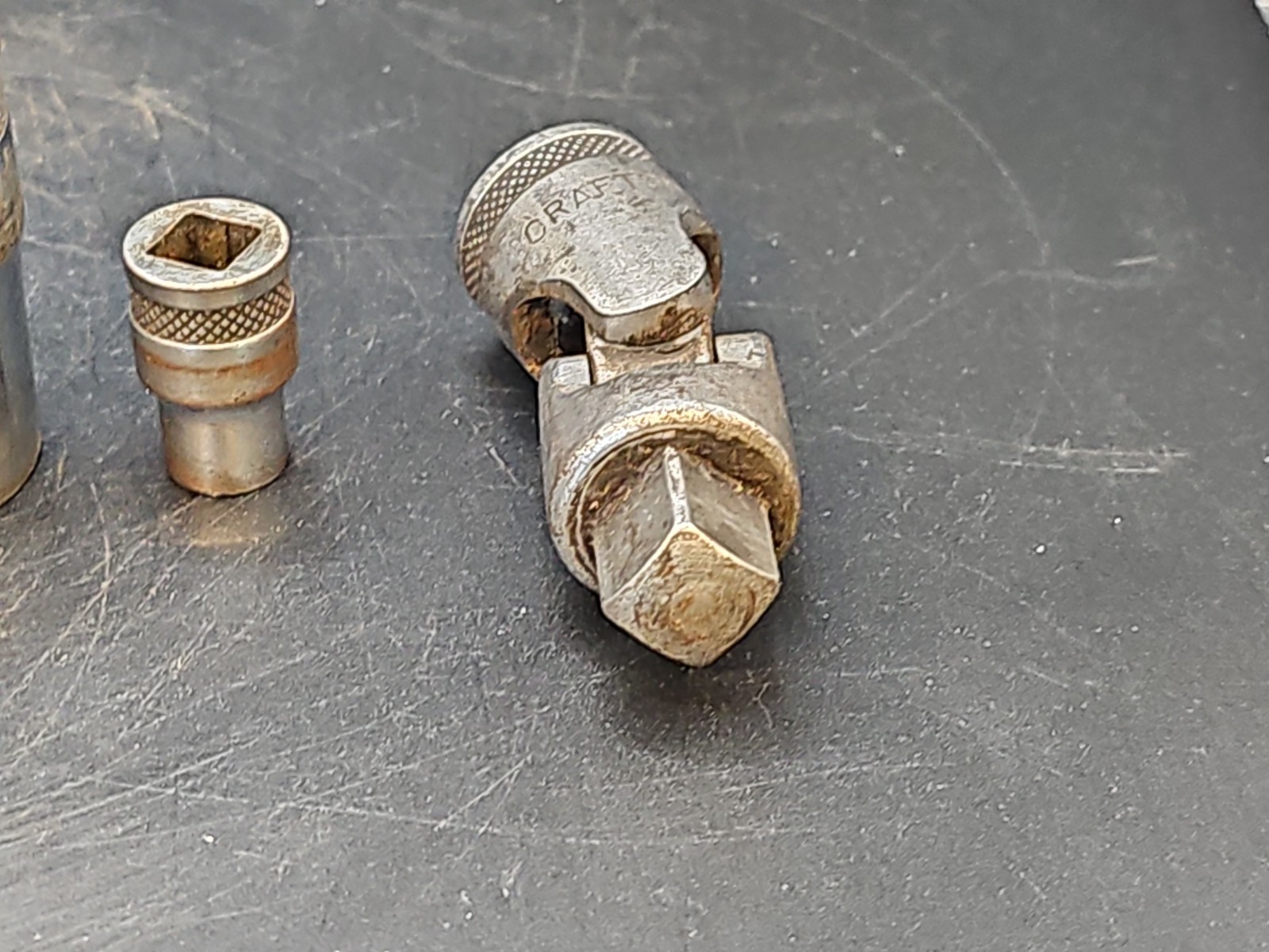Craftsman BE 1/2 drive sockets 3/8 swivel etc 6 pieces