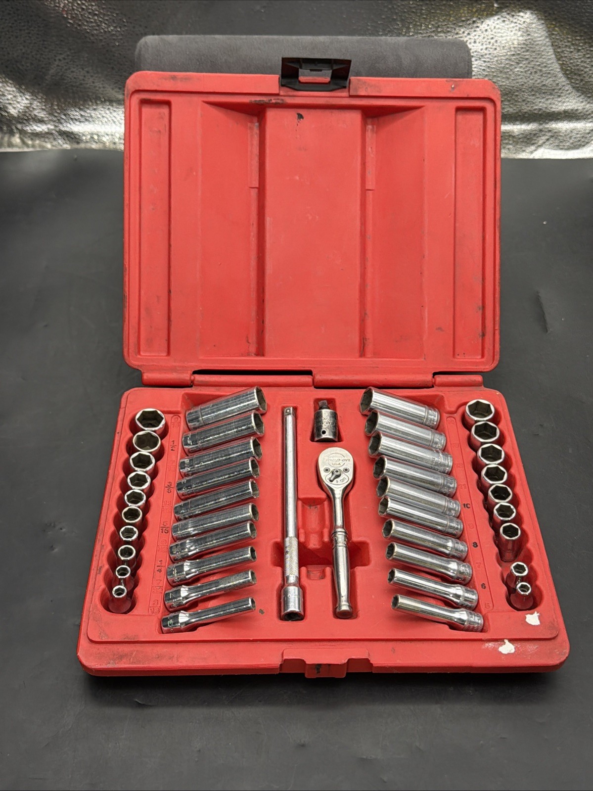 USED Snap-on PB99A General Service Metric/SAE 6 Point 42-Piece Set (READ)