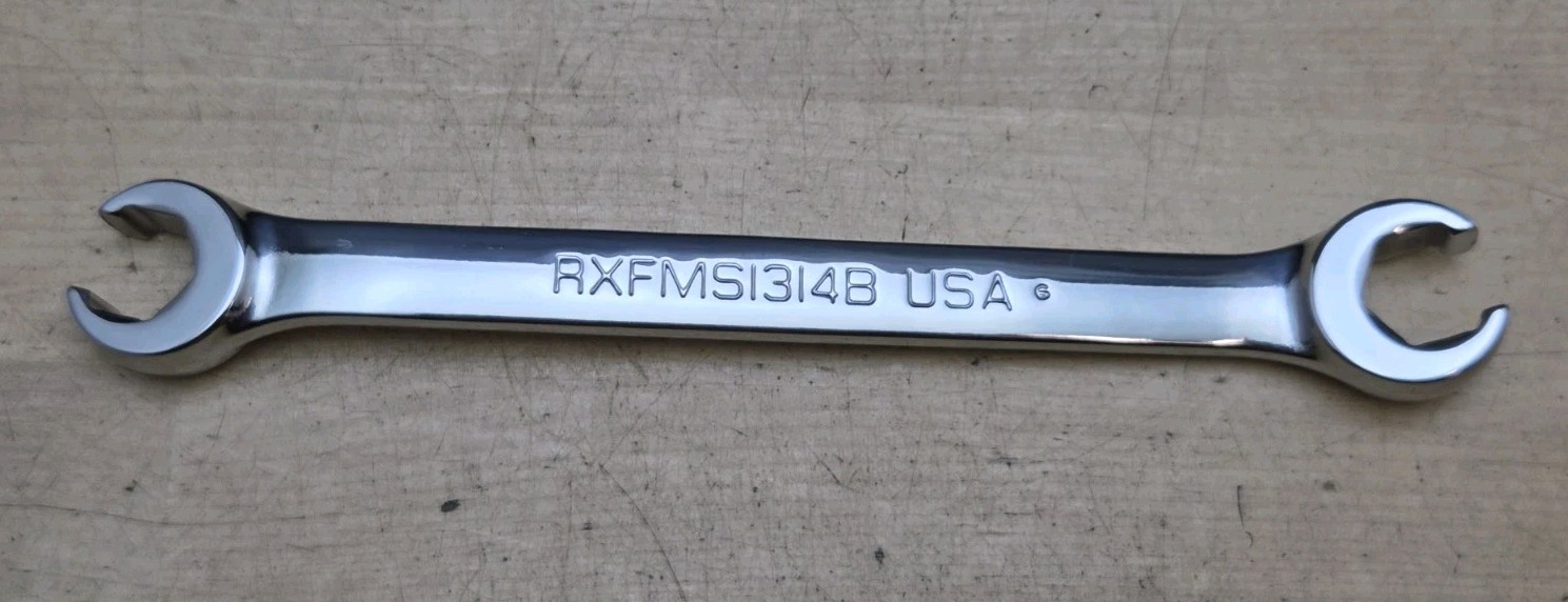 New Snap On RXFMS1314B – 13mm X 14mm 6 Pt Double End Flare Nut Wrench