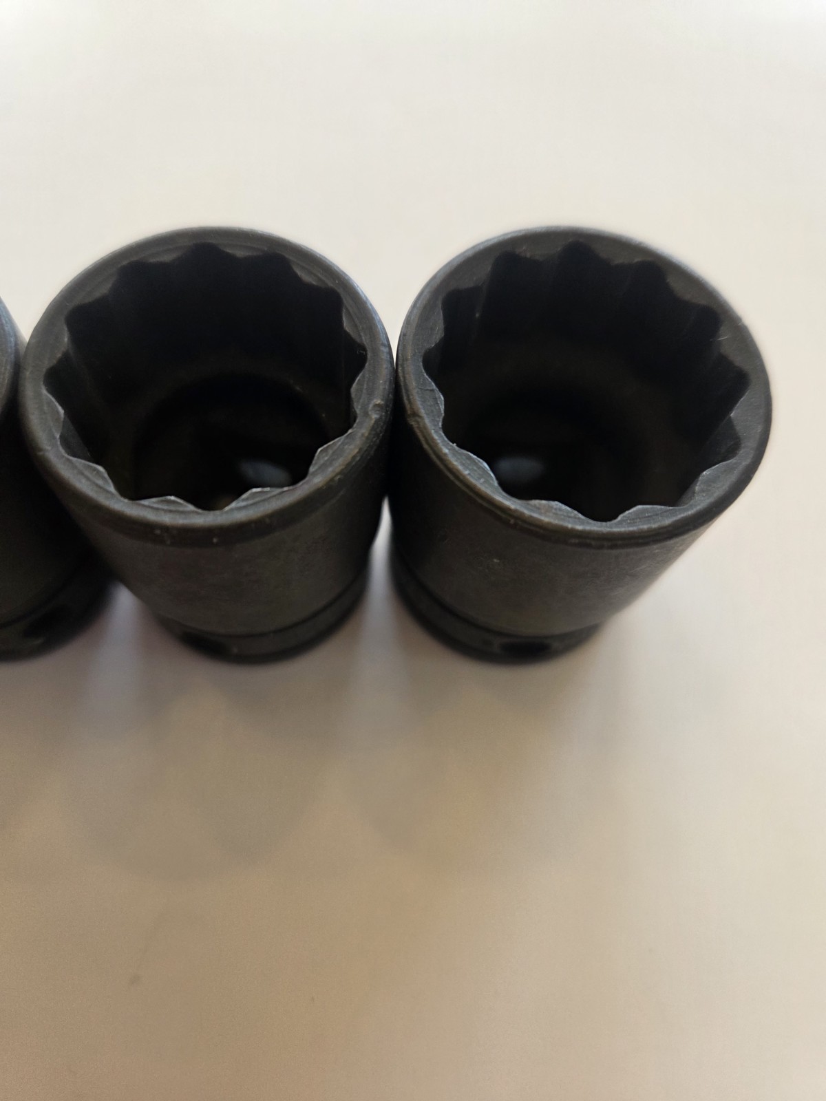 Snap On Tools 9 Piece 1/2″ Drive Industrial Finish 12 Point SAE Socket Set NICE