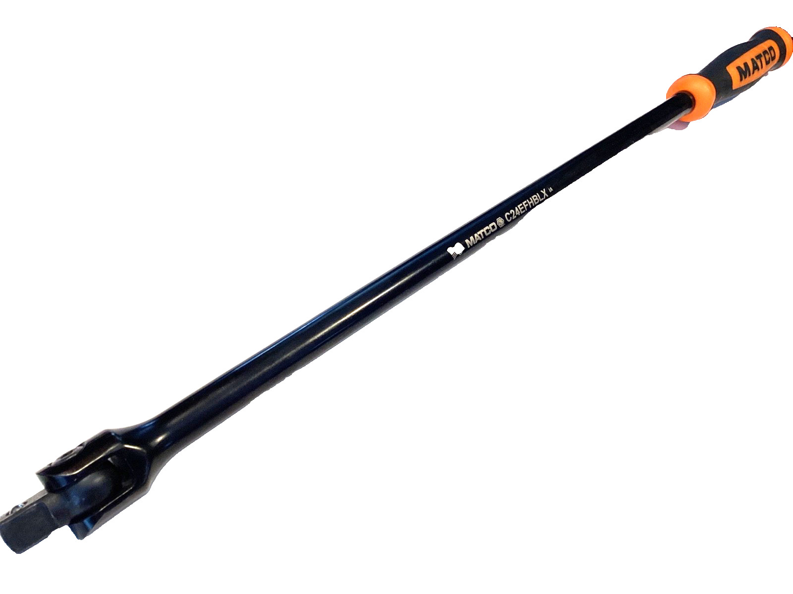 Matco Tools USA ORANGE 1/2” Drive BLACK Chrome 25” Breaker Bar C24EFHBLX MINT