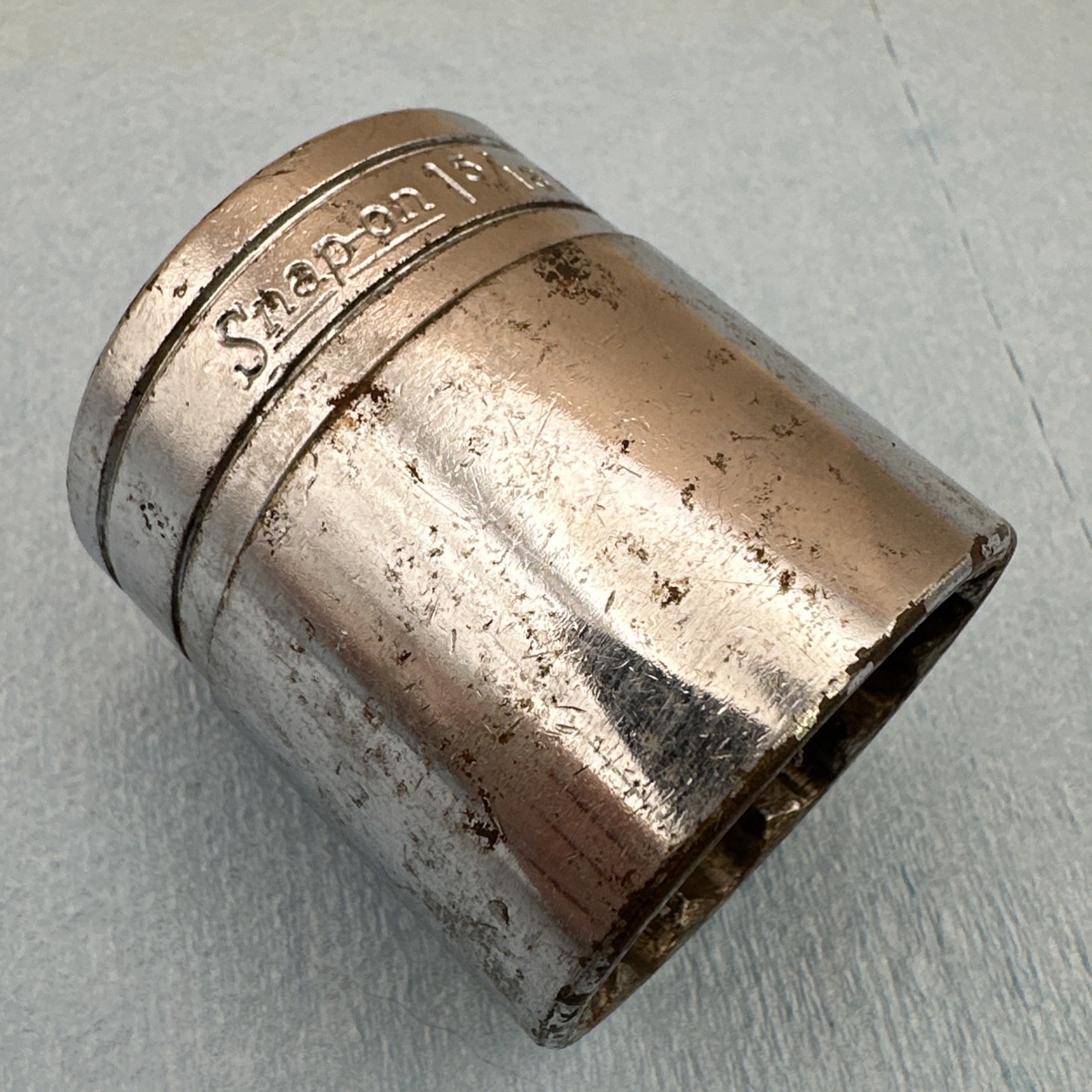 Snap On Tools 1-5/16″ Shallow Socket 1/2″ Drive 12 Point SW421 Vtg Made in USA